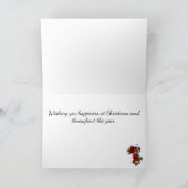 Land Snowman-kerstKaart Feestdagen Kaart (Binnen)