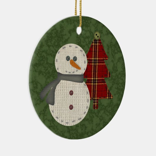 Land Snowman Ornament (Rechts)