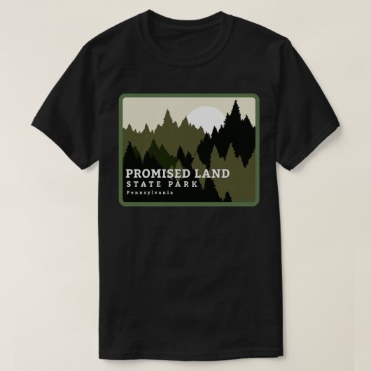 Land State Park Pennsylvania Forest Sunri T-shirt (Design voorkant)