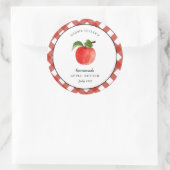 Land stijl Apple Boter Canning pot label (Tas)