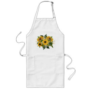 Land Sunflower Apron Lang Schort