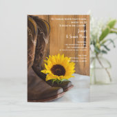 Land Sunflower Junior/Senior Prom Kaart (Staand voorkant)