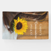 Land Sunflower Western Quinceañera Spandoek (Horizontaal)