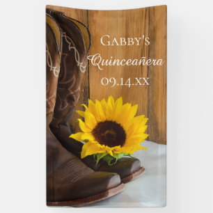 Land Sunflower Western Quinceañera Spandoek