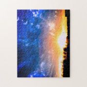 Land Sunset Legpuzzel (Verticaal)