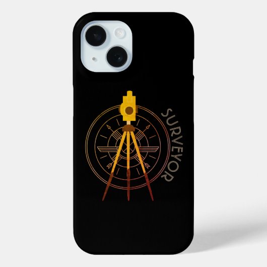 Land Surveyor Case-Mate iPhone Case (Achterkant)