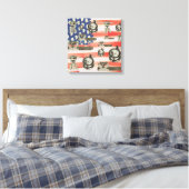 Land Surveyor Surveyor  tools Compass Ca Canvas Afdruk (Insitu (Slaapkamer))