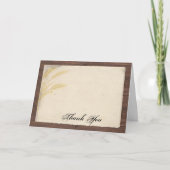 Land Tarwe Gras op Perkament Bedankt (Voorkant)