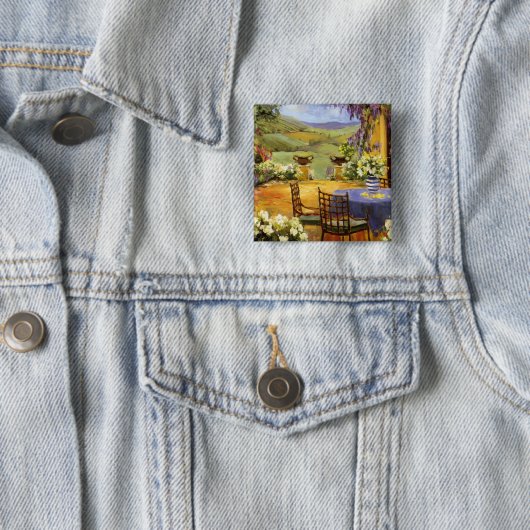 Land Terrace Vierkante Button 5,1 Cm (In situ)