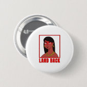 Land Terug Ronde Button 5,7 Cm (Voorkant /achterkant)