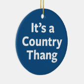 Land Thang Keramisch Ornament (Rechts)