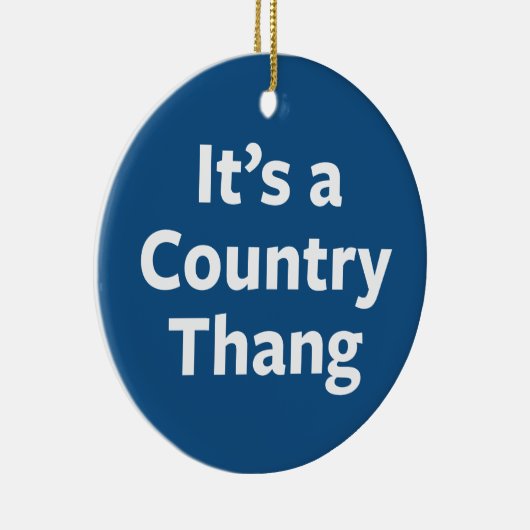 Land Thang Keramisch Ornament (Rechts)