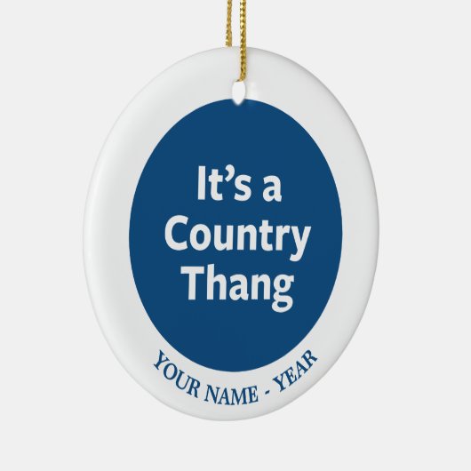 Land Thang Keramisch Ornament (Rechts)