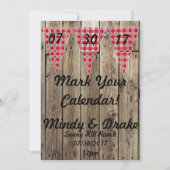 Land Thema Markeer uw kalender Aankondiging (Voorkant)