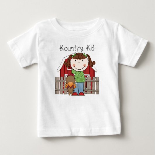 Land Theme Kountry Kind, Barn T-Shirt (Voorkant)