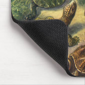  Land Tortoise Zee Schildpadden van Ernst Haeckel Muismat (Hoek)