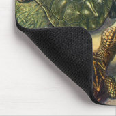  Land Tortoise Zee Schildpadden van Ernst Haeckel Muismat (Hoek)