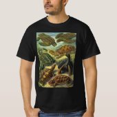 Land Tortoise Zee Schildpadden van Ernst Haeckel T-shirt (Voorkant)