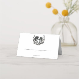 Land Trouwpaarden en bloemen Plaatskaartje