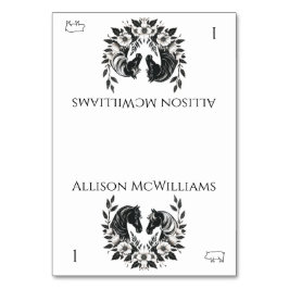 Land Trouwpaarden en bloemen - Varkensvlees Kaart