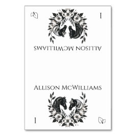 Land Trouwpaarden en bloemen - Vegetarisch Kaart