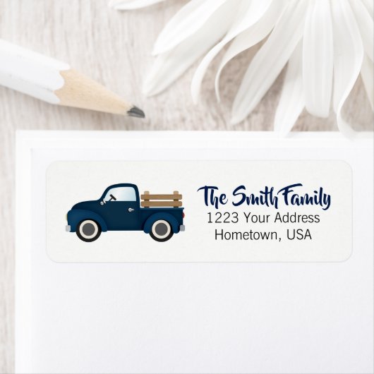 Land Truck Return Label (Insitu)