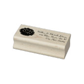 Land Tuin Bruiloft Houten Adres Stempel (Stempel)