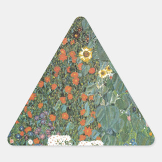 Land Tuin met Zonnebloemen 1907 Sticker
