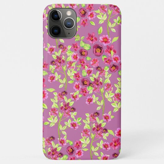  land tuinbloemen roze groen Case-Mate iPhone case (Achterkant)