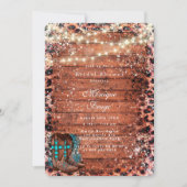 Land Turquoise Cowboy Boots Vrijgezellenfeest Kaart (Voorkant)