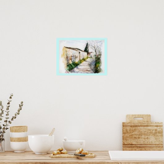 LAND TUSCANY POSTER (Keuken)