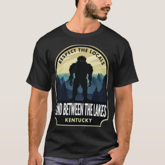 Land tussen de meren Kentucky Bigfoot Sasquatch T-shirt