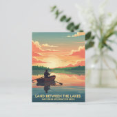 Land tussen de meren Kentucky Travel Briefkaart (Staand voorkant)