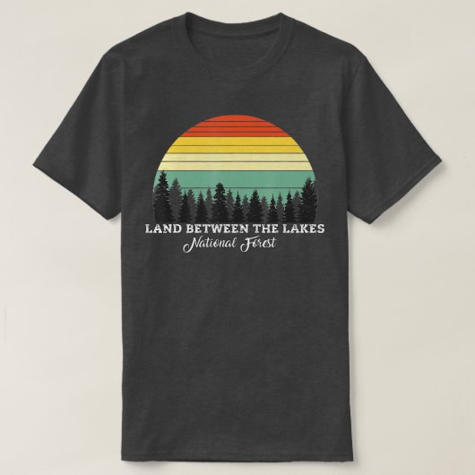 Land tussen de meren Nationale Bossenkentucky Pa T-shirt (Design voorkant)