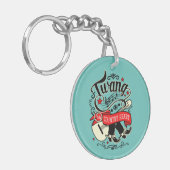 Land Twang Red/Black ID464 Sleutelhanger (Voorkant Links)