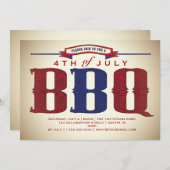 land Uitnodiging op 4 juli (Voorkant / Achterkant)