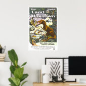 Land Unknown Dinosaur Film Poster (Thuiskantoor)