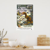 Land Unknown Dinosaur Film Poster (Keuken)