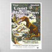 Land Unknown Dinosaur Movie Poster (Voorkant)