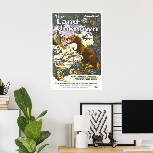 Land Unknown Dinosaur Movie Poster (Thuiskantoor)
