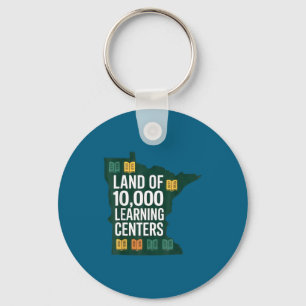 Land Van 10.000 Leercentra Kwalitatief Leren Fu Sleutelhanger