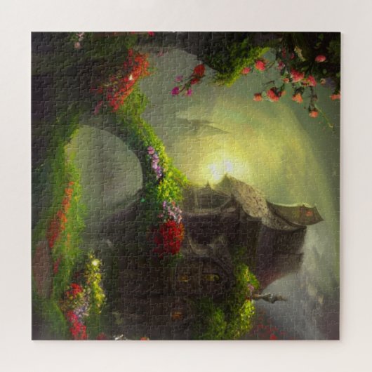 Land van Betoveringspuzzel Legpuzzel (Horizontaal)