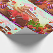 Land van chocolade cadeaupapier