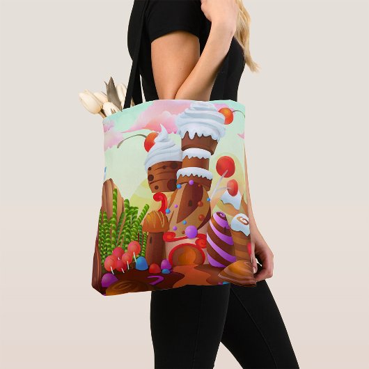 Land van chocolade tote bag