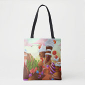 Land van chocolade tote bag (Voorkant)