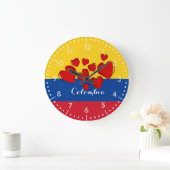 Land van Colombiaflag Grote Klok (Huis)