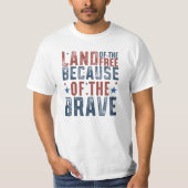 Land van de Dappere Tee T-shirt (Voorkant)
