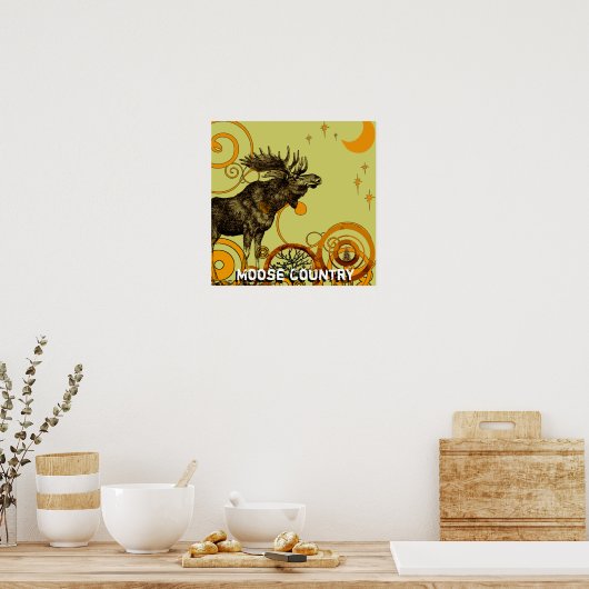 Land van de Eland Poster (Keuken)