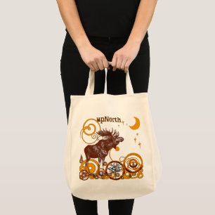 Land van de Eland Rustieke Wilde Dieren Herbruikba Tote Bag