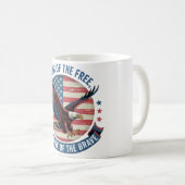 Land van de Free Eagle Graphic Koffiemok (Voorkant rechts)